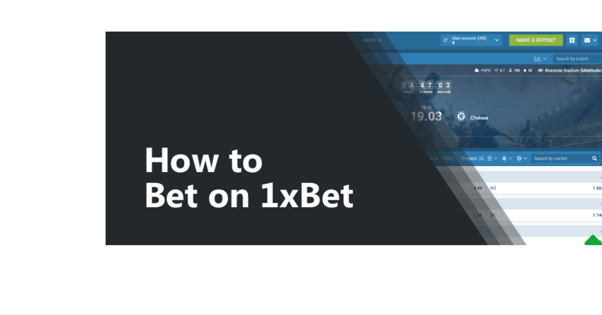 How To Bet On 1Xbet?