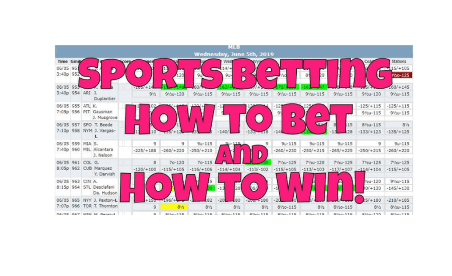 How To Bet On Sports And Win?