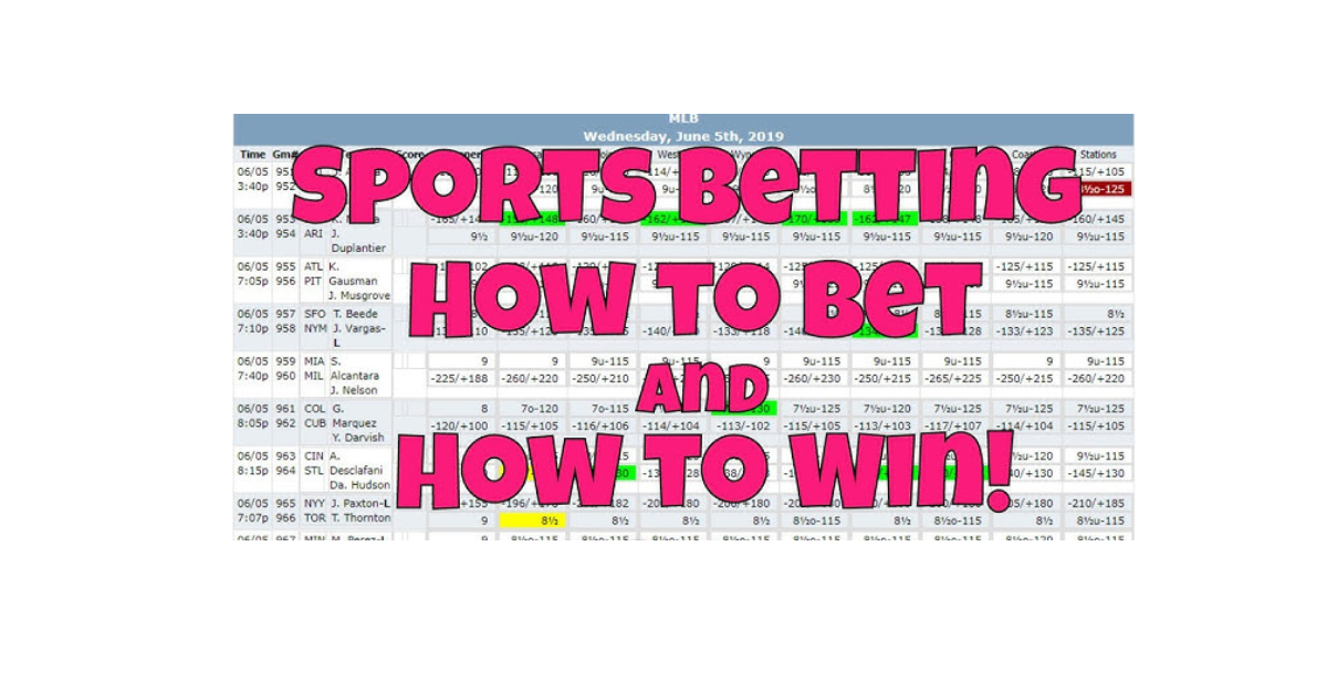 How To Bet On Sports And Win?