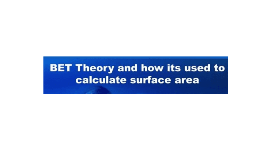 How To Calculate Bet Surface Area?