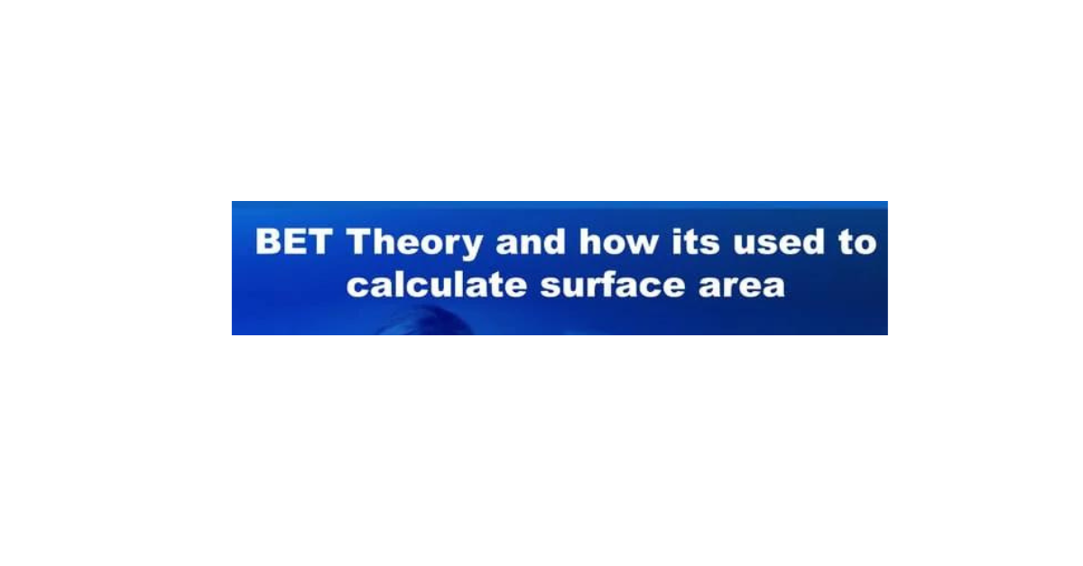 How To Calculate Bet Surface Area?