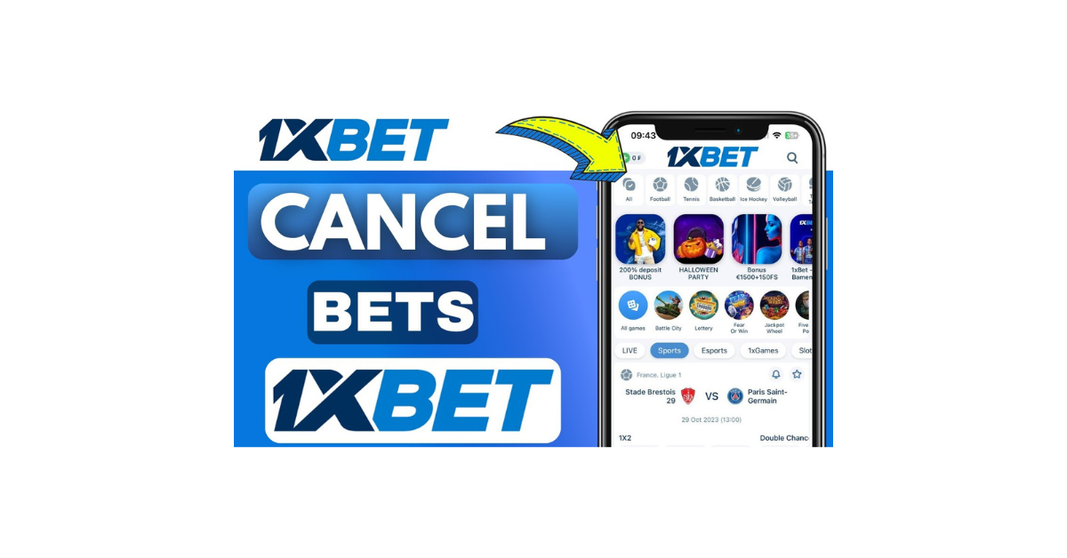 How To Cancel A Bet In 1Xbet?