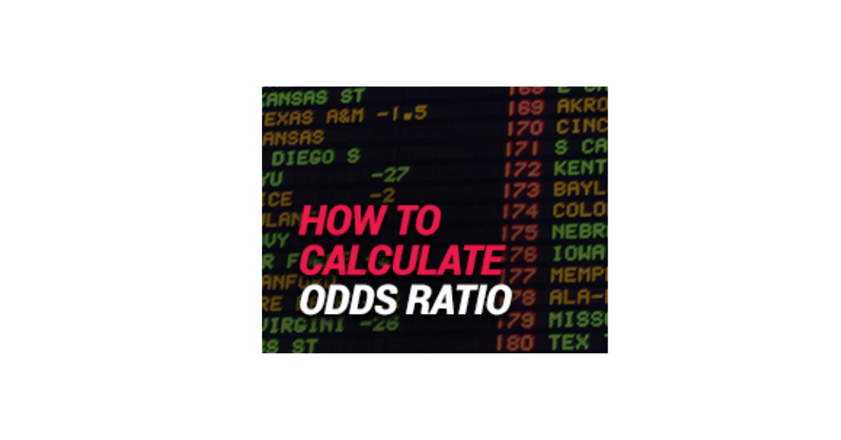 How To Calculate Odds Ratio In Betting?