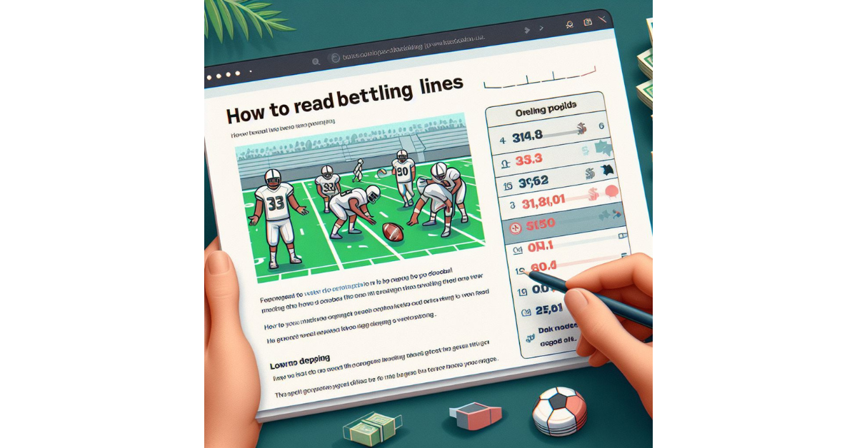 How To Read Betting Lines Football?