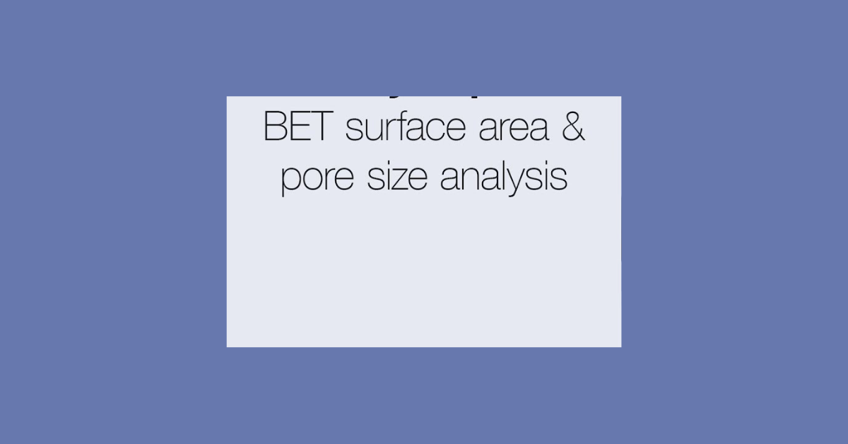 What Is Bet Surface Area?