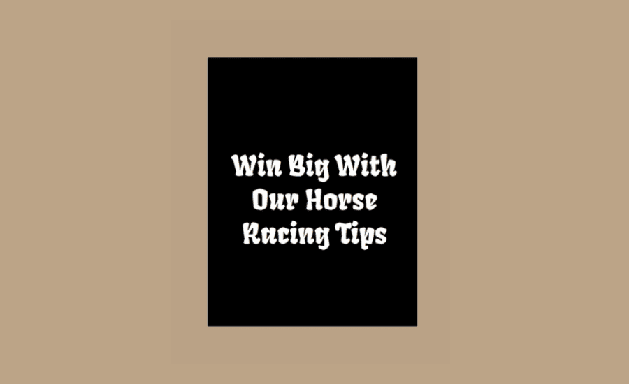 How To Win At Horse Betting?