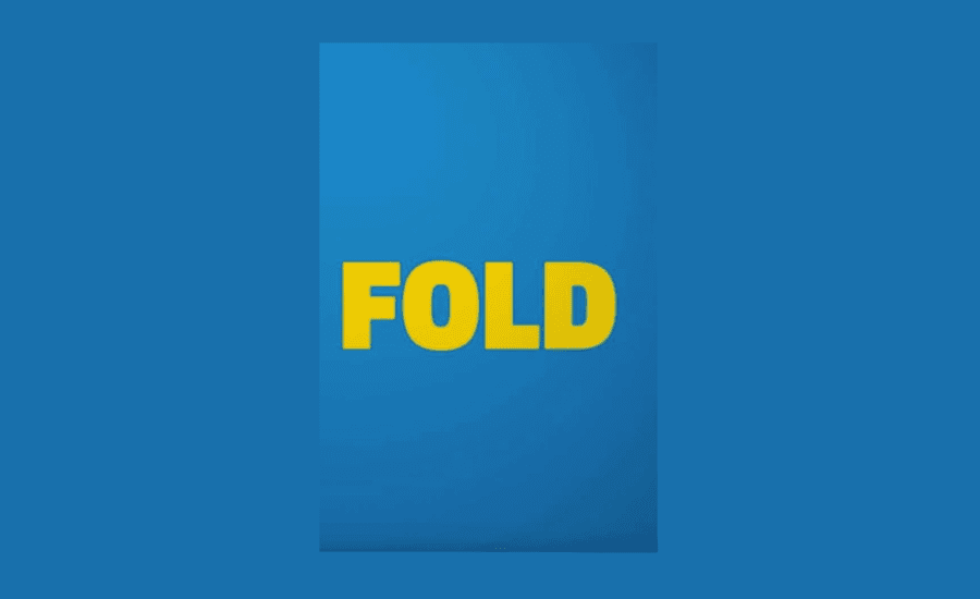 What Is A Fold In Betting?