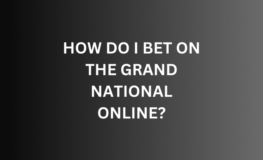 How Do I Bet On The Grand National Online?