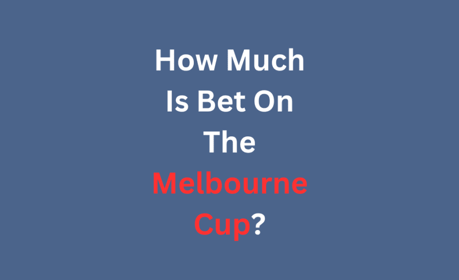 How Much Is Bet On The Melbourne Cup?