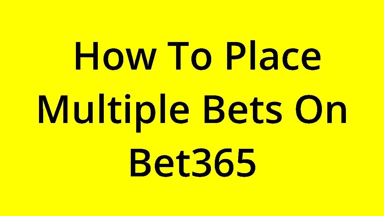 How To Bet Multiples On Bet365?