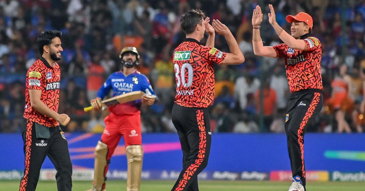 Record 549 runs scored in Hyderabad-Bengaluru match: RCB made the highest score of IPL in the second innings, highest number of boundaries were hit; Records