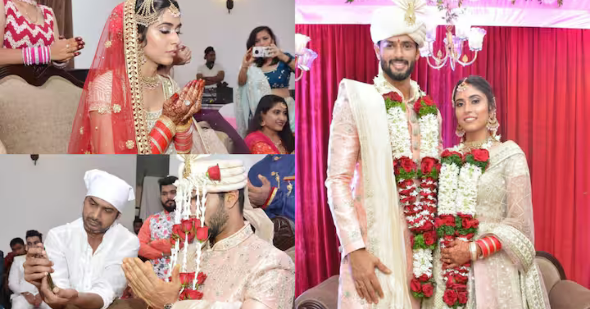 CSK’s Shivam Dubey came into controversy after marrying a Muslim girl, there was a lot of uproar over the pictures of the marriage.