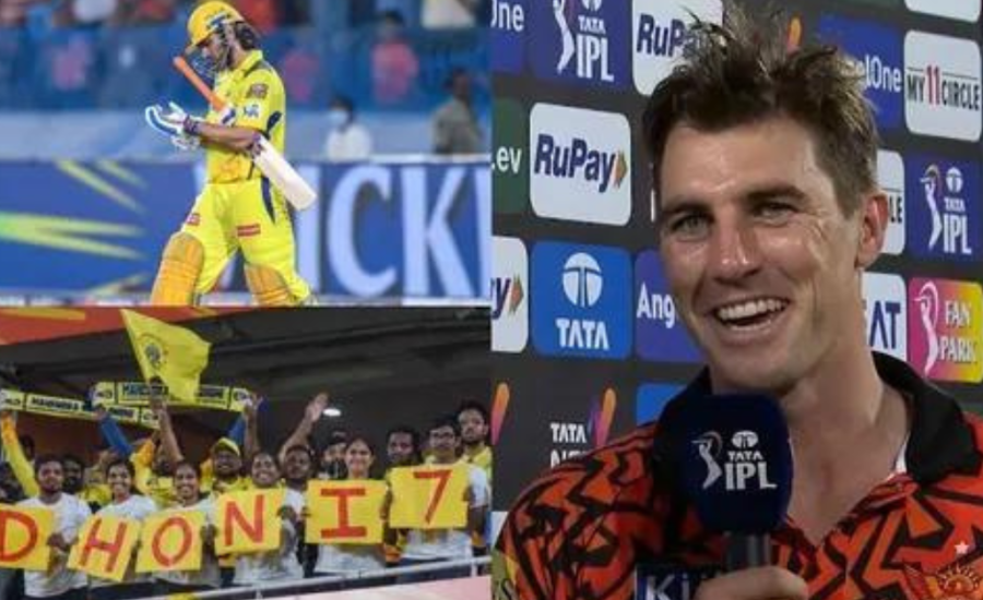 MS Dhoni’s thunderous reception from Hyderabad crowd leaves Pat Cummins dumbfounded: ‘It was loudest I’ve ever heard’