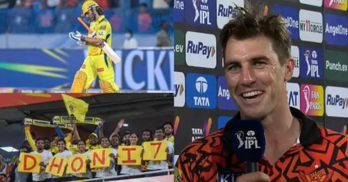 MS Dhoni’s thunderous reception from Hyderabad crowd leaves Pat Cummins dumbfounded: ‘It was loudest I’ve ever heard’