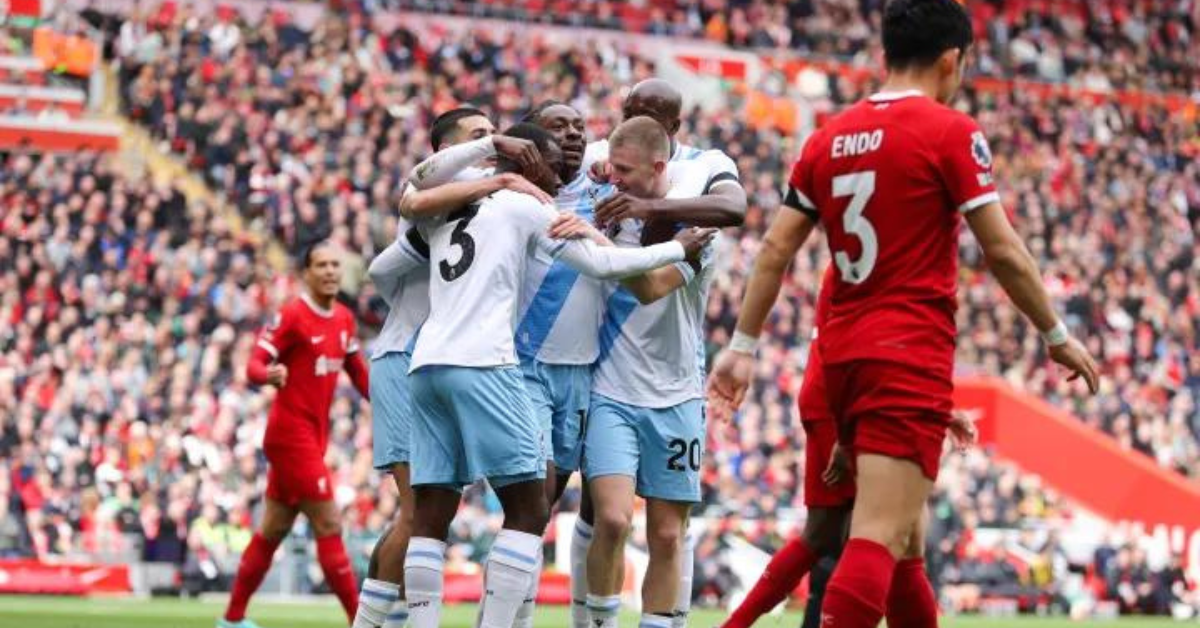 Liverpool 0-1 Crystal Palace Stats: Eze Goal Dents Reds’ Title Hopes