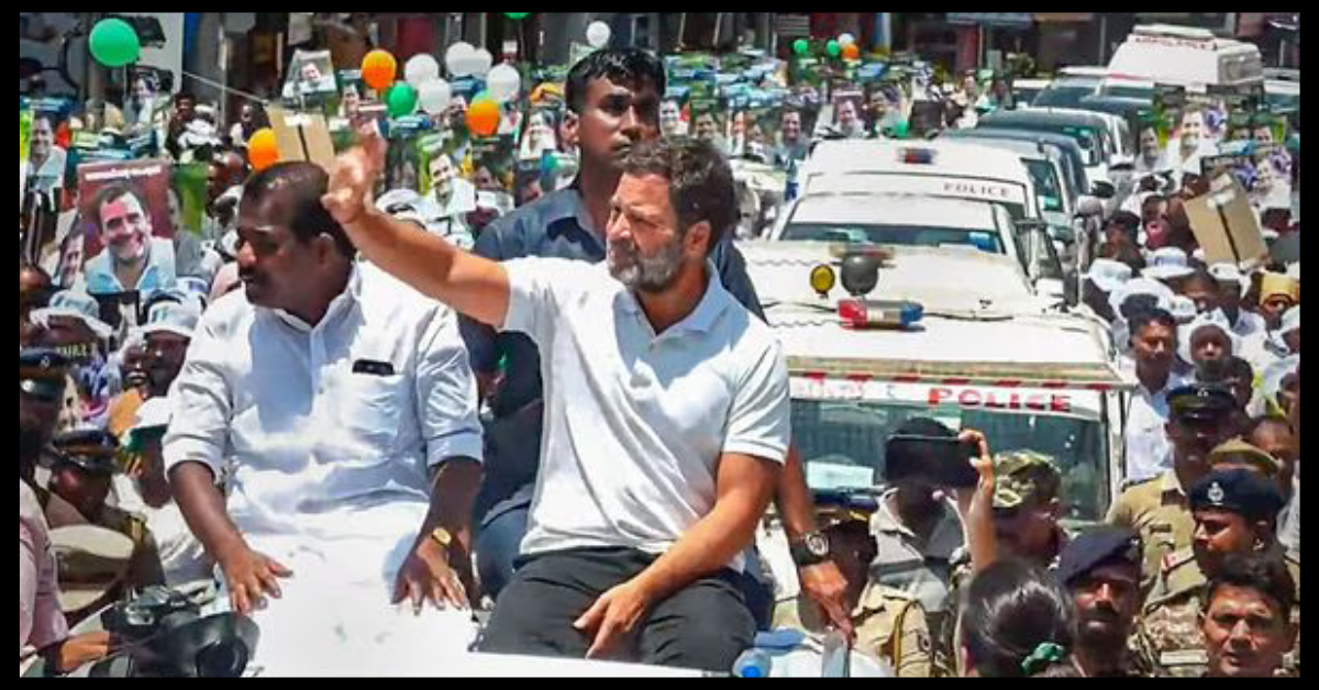 Rahul Gandhi’s helicopter searched by EC officials in Nilgiris, Cong scion holds roadshow in Wayanad