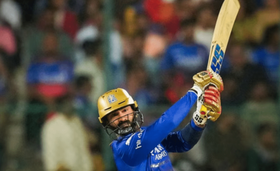 Dinesh Karthik takes Rohit Sharma’s ‘T20 World Cup mein select hona hai’ tease seriously, smashes IPL 2024’s biggest six