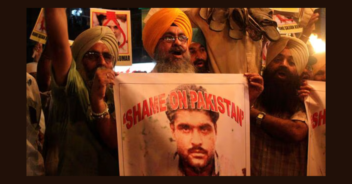 Who was Sarabjit Singh and how was he killed in Pakistan?