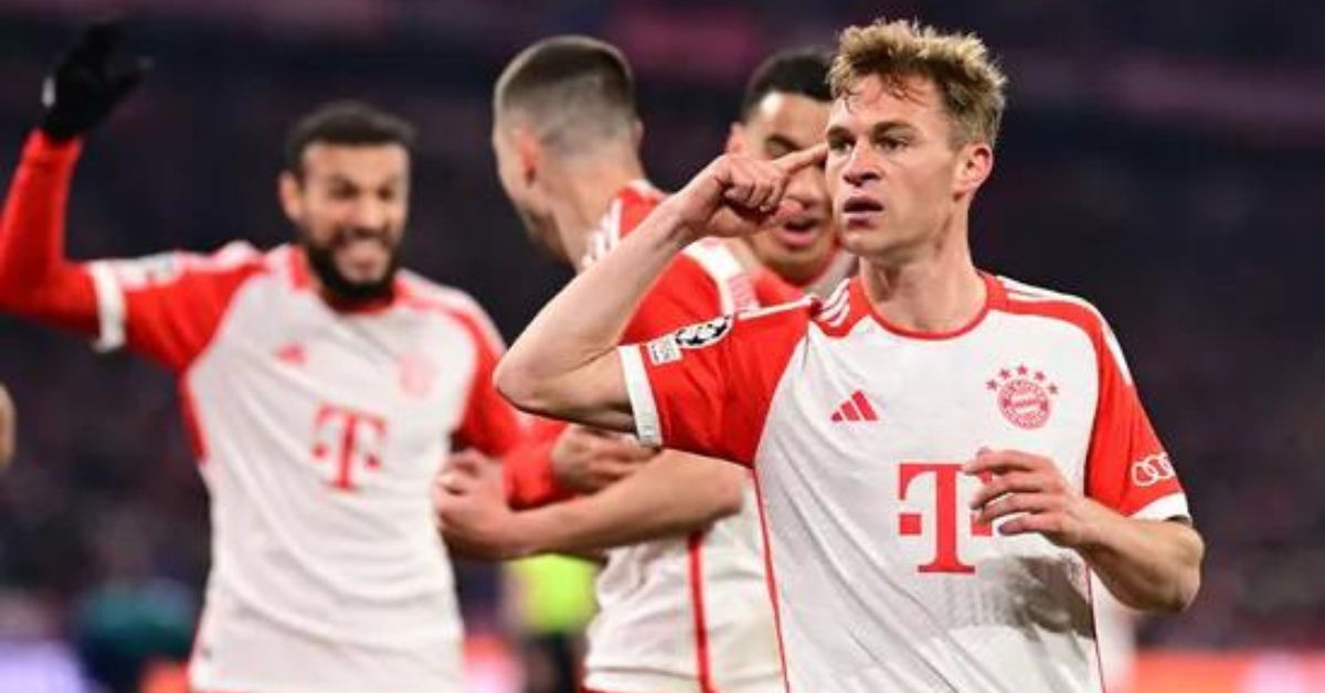 Joshua Kimmich heads Bayern Munich past Arsenal into Champions League semis