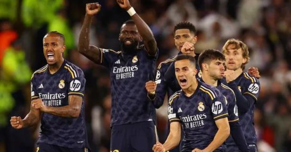 Real Madrid beat Man City 4-3 on penalties to advance to Champions League semifinals