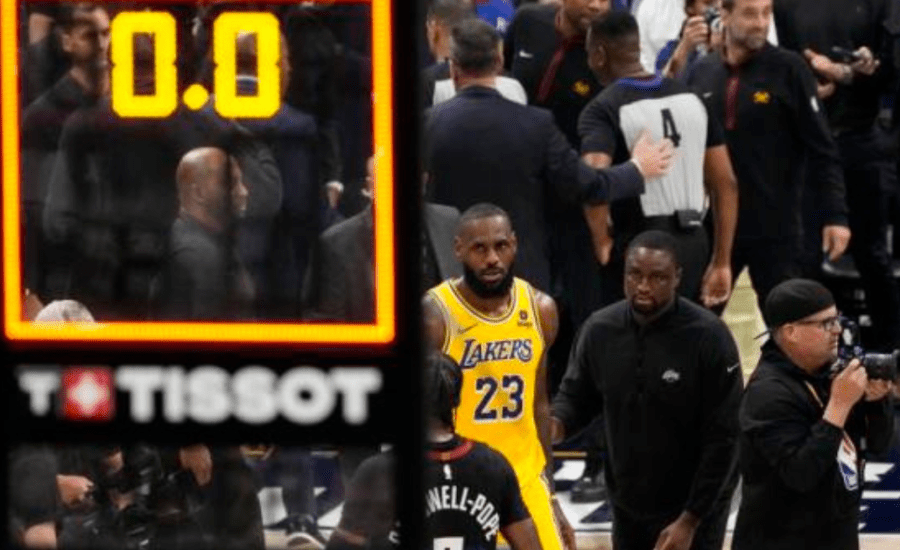 Plaschke: Dagger! Lakers’ epic collapse vs. Nuggets could send them reeling into summer