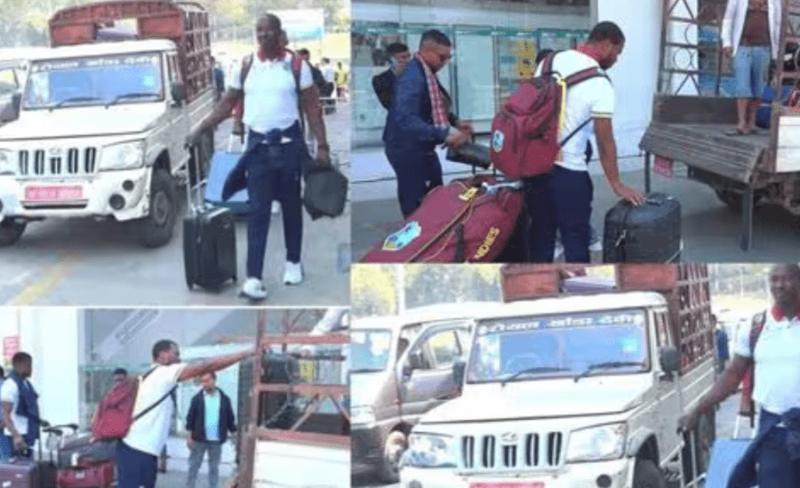 Have you seen such a reception for international players? A strange thing happened in Nepal with the West Indies team