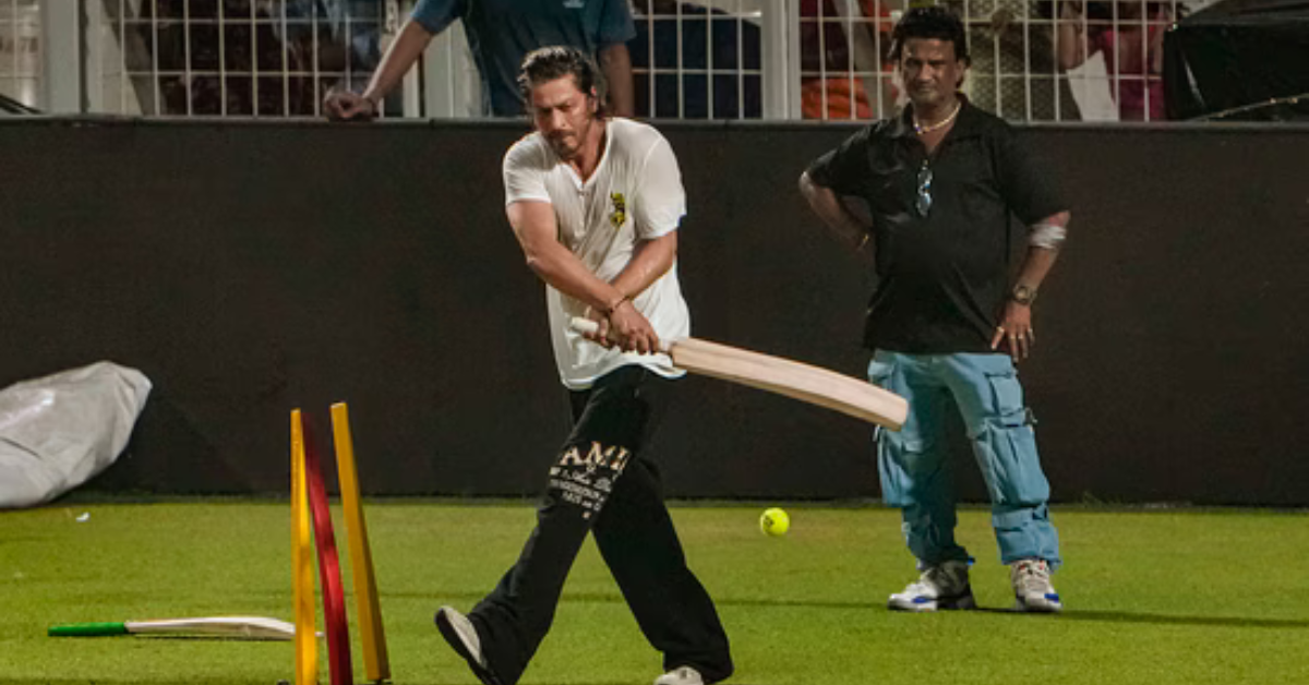 Shah Rukh Khan flaunts his batting skills; AbRam wows with yorker to Rinku Singh during KKR’s practice ahead of DC clash