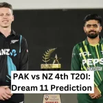 PAK vs NZ 4th T20I Dream 11 Prediction 1