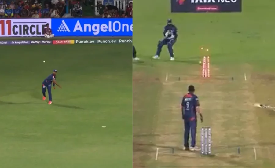 Nicholas Pooran hits the bullseye to run out Mayank Dagar in RCB vs LSG clash | IPL 2024