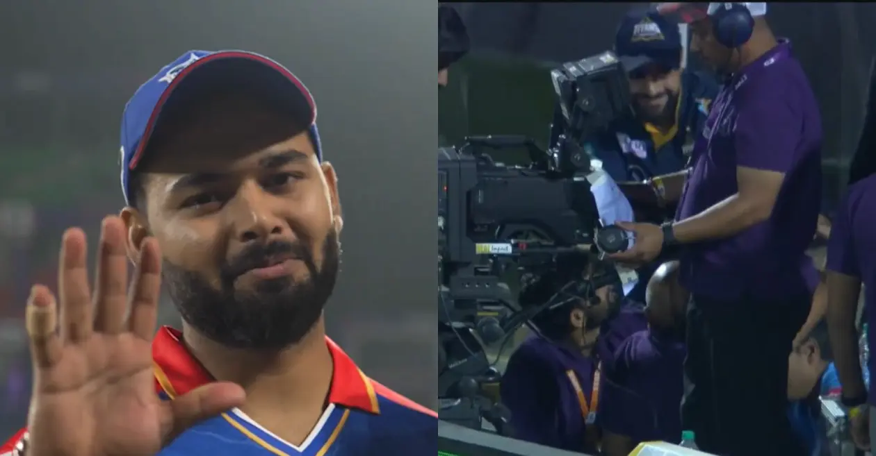 IPL 2024: Here’s why Rishabh Pant apologizes to the cameraman after the DC vs GT match