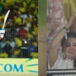 Sakshi Dhoni reacts to MS Dhonis four