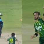 Shaheen Afridi cleans up Tim Robinson