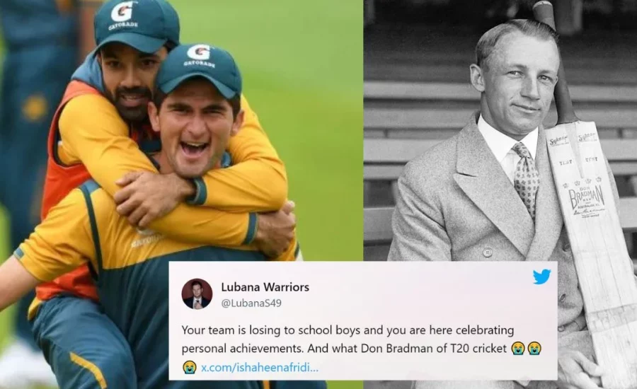 Fans brutally troll Shaheen Afridi for comparing Mohammad Rizwan with legendary Don Bradman