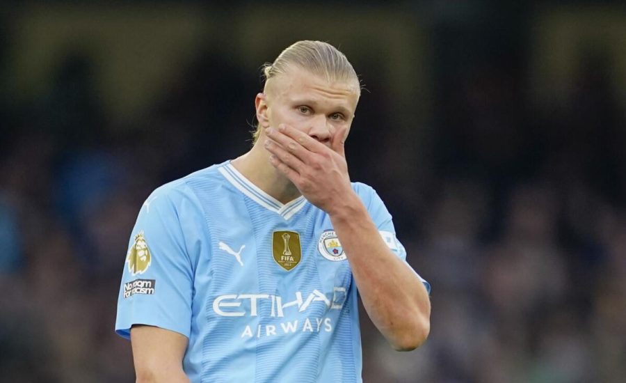 Erling Haaland left out of Man City starting lineup against Aston Villa