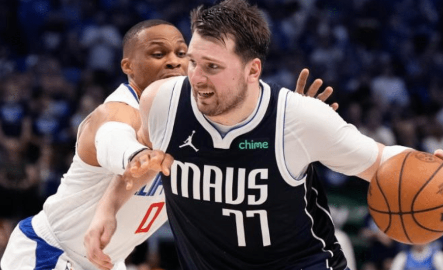 Mavericks-Clippers: Russell Westbrook, PJ Washington ejected from Game 3 after hard foul on Luka Doncic