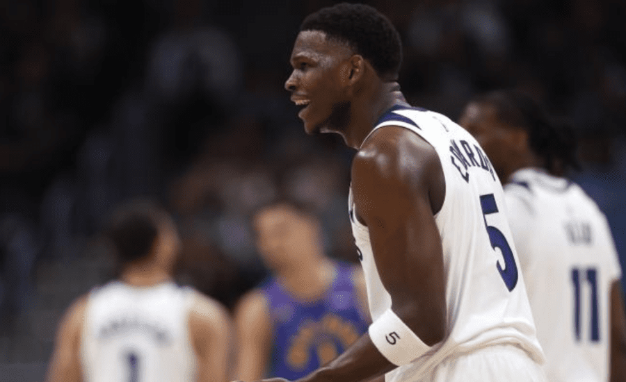 Anthony Edwards technical foul: Timberwolves star can’t believe call for staring down Reggie Jackson