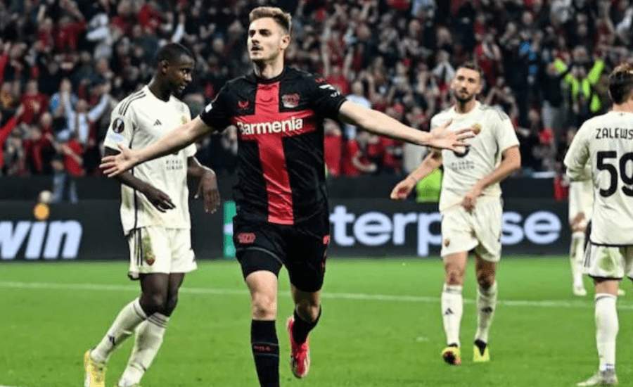 Europa League 23/24: Bayer Leverkusen set European record after last-minute Roma stalemate