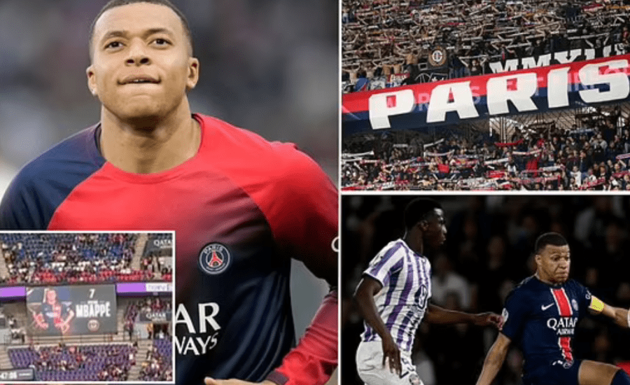 Kylian Mbappe gets booed by fans in final PSG home game vs Toulouse