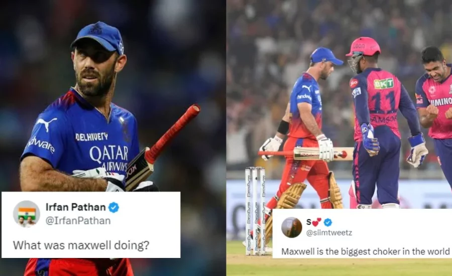 IPL 2024: Fans mercilessly roast Glenn Maxwell for his poor show during RR vs RCB Eliminator clash