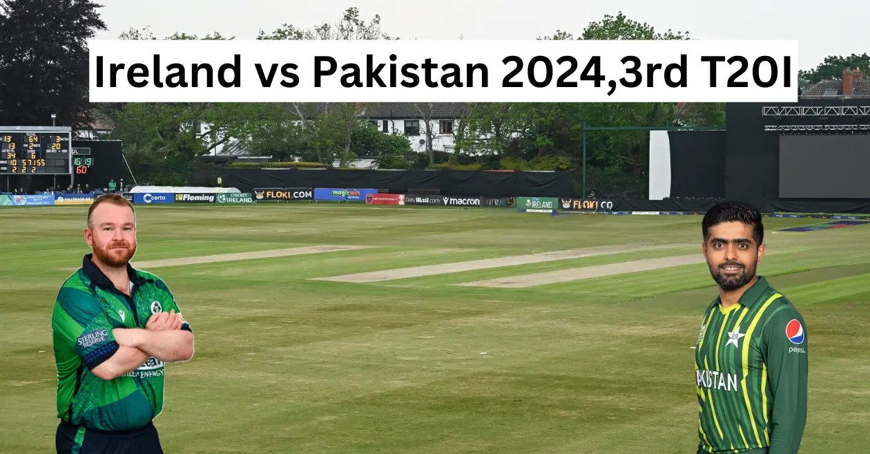 IRE vs PAK, 3rd T20I: Clontarf Cricket Club Pitch Report, Dublin Weather Forecast, T20 Stats & Records | Ireland vs Pakistan 2024