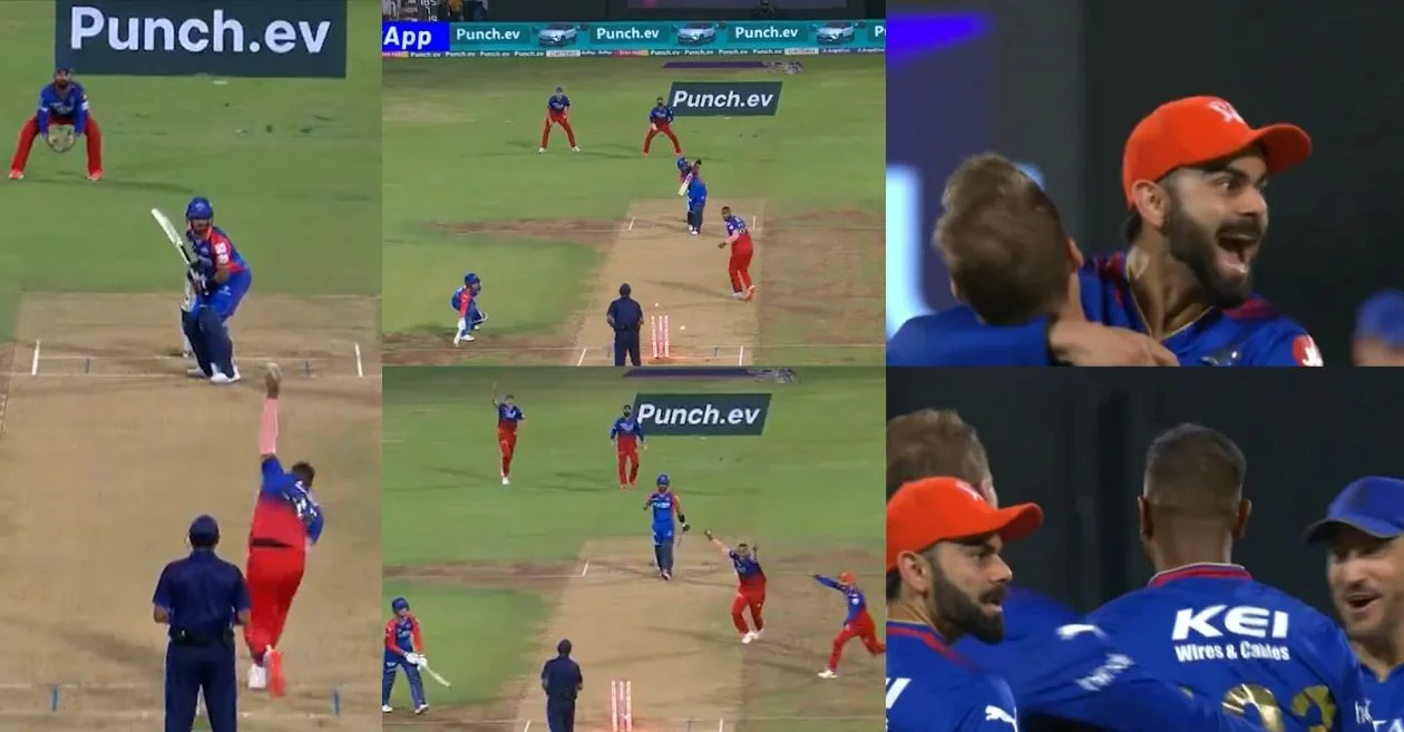 Virat Kohli’s aggressive celebration after Jake Fraser-McGurk’s unfortunate runout | IPL 2024, RCB vs DC