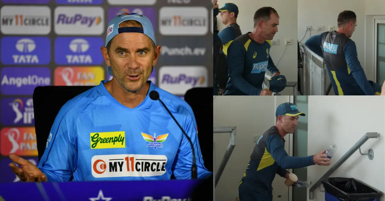 IPL 2024 : Justin Langer explains the story behind kicking dustbin during the Ashes