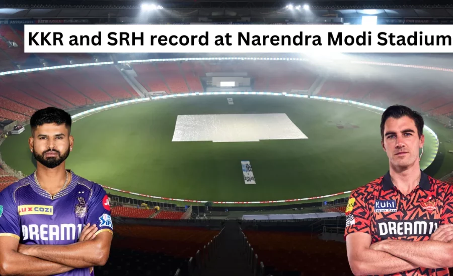 KKR and SRH IPL record at Narendra Modi Stadium in Ahmedabad