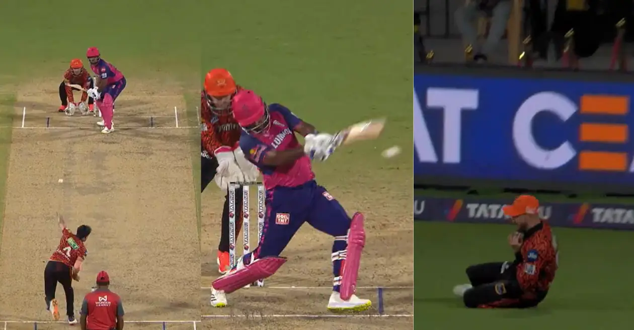 IPL 2024 : Aiden Markram takes a brilliant catch of Sanju Samson in SRH vs RR Qualifier 2 clash