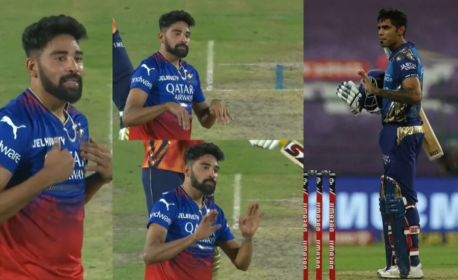 Mohammed Siraj mirrors Suryakumar Yadav’s ‘calma’ celebration after RCB’s win over PBKS in IPL 2024