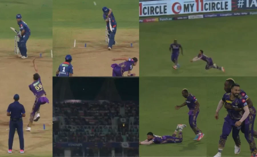 Ramandeep Singh pulls off a breathtaking diving catch to dismiss Arshin Kulkarni | LSG vs KKR, IPL 2024