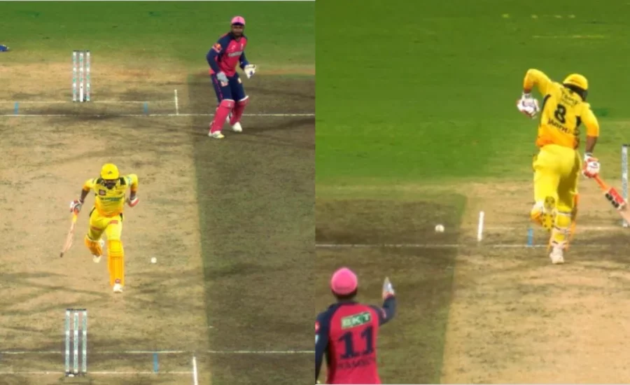 CSK vs RR: Ravindra Jadeja given out obstructing the field | IPL 2024