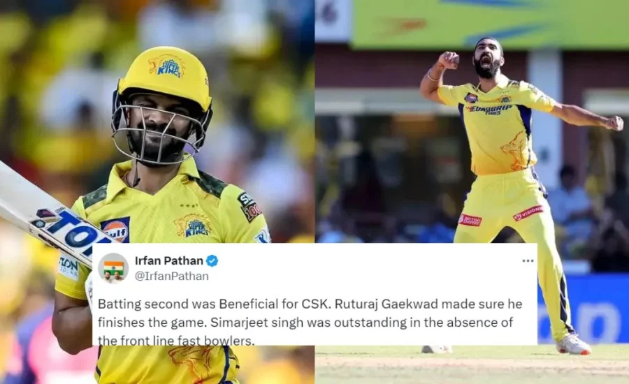 Twitter reactions: Ruturaj Gaikwad, Simarjeet Singh guide CSK to must-win victory over RR | IPL 2024