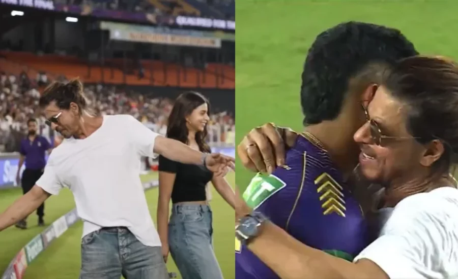 IPL 2024 : Shah Rukh Khan recreates his iconic pose after KKR’s triumphant victory over SRH in the Qualifier 1