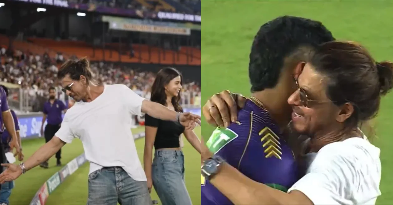 IPL 2024 : Shah Rukh Khan recreates his iconic pose after KKR’s triumphant victory over SRH in the Qualifier 1